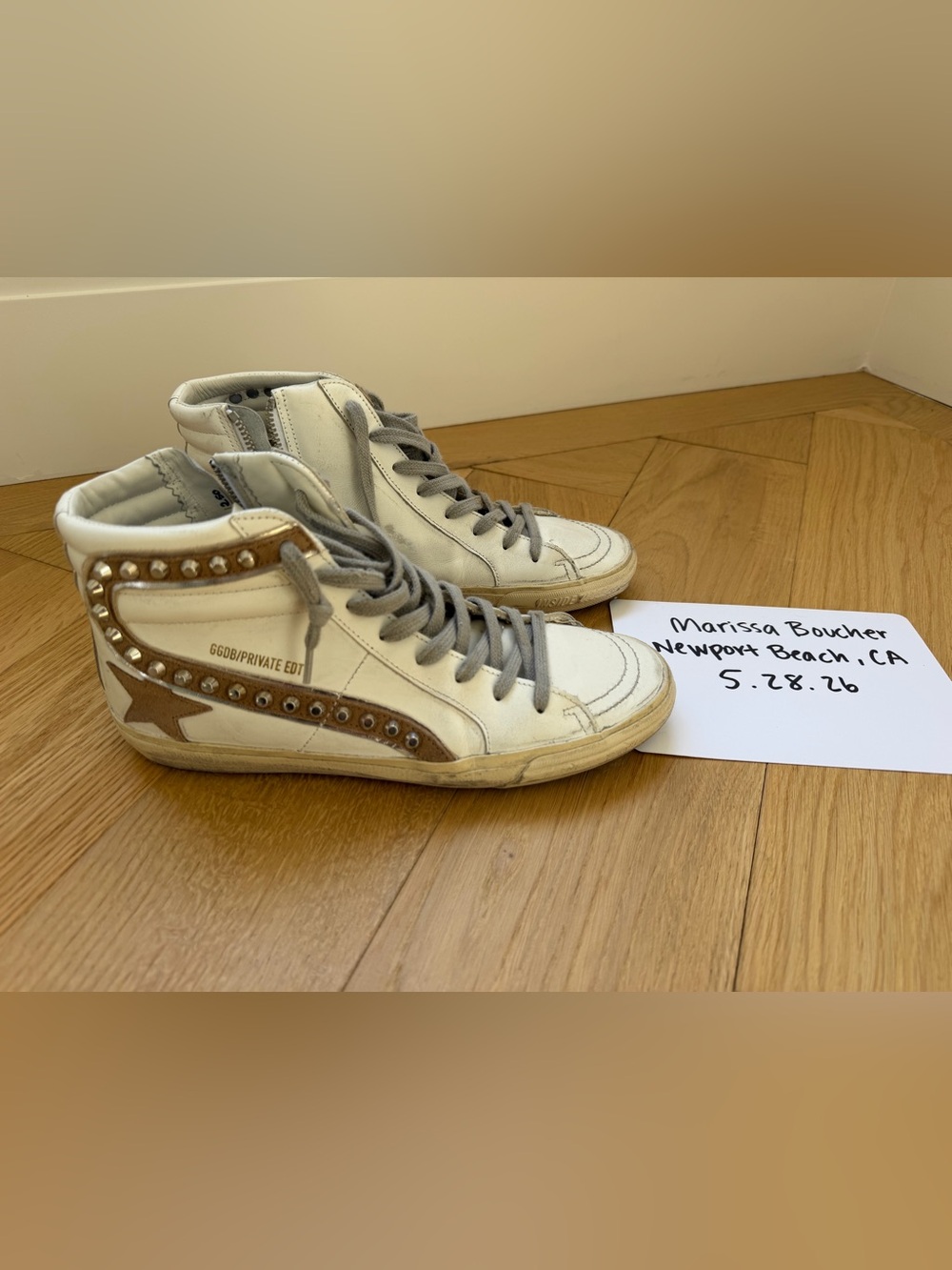 Golden Goose Private Edition Slide High Top
Sneakers EUC - Picture 3 of 16